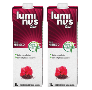 Lançamento da Luminus chá pronto em embalagens de 1 litro e 200 ml.