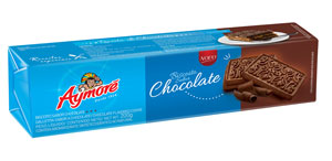 Versão de chocolate inspirada no tradicional biscoito de coco da marca.