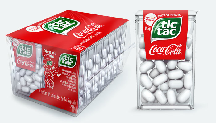 Tic Tac e Coca-Cola: terceira edição da parceria