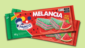 Panco inova na categoria de wafers com versão melancia